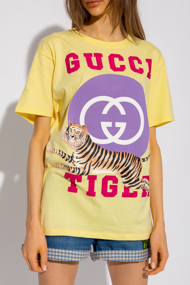 Gucci t 2025 shirt womens yellow